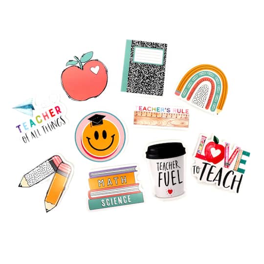 Vinyl Diecut Teacher Sticker Set by Recollections™